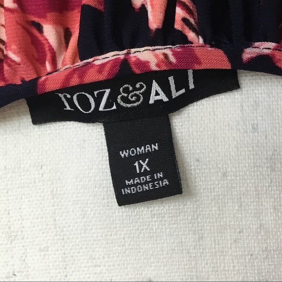 Roz & Ali floral blouse - Picture 4 of 7